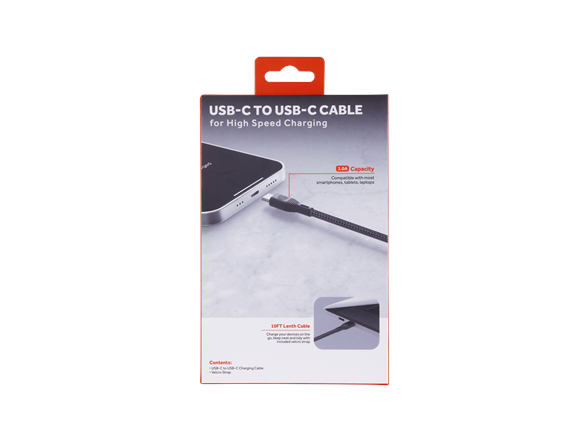 6FT USB-C to USB-C Charging Cable