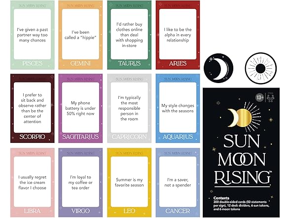 Hasbro Gaming Sun Moon Rising Game