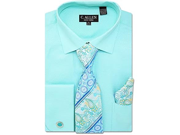 C. Allen Men's Solid Micro Pattern Regul