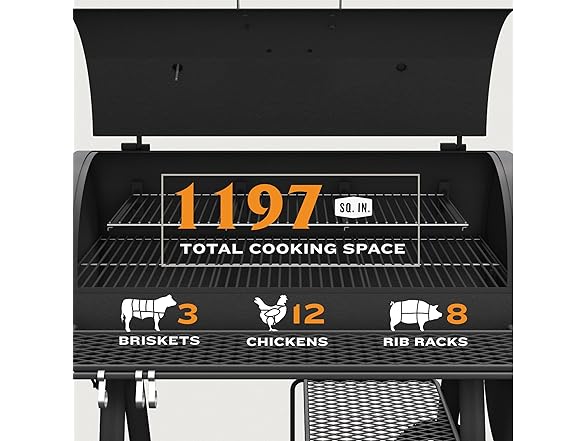 Oklahoma Joes Highland Offset Reverse Flow Smoker