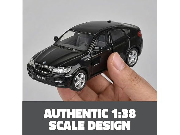 5" Die-Cast Pull Back BMW X6 12-Pack