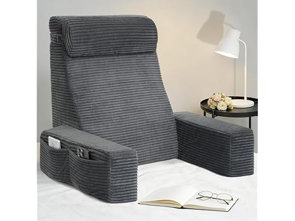 Seniny Reading Pillow, Back Support