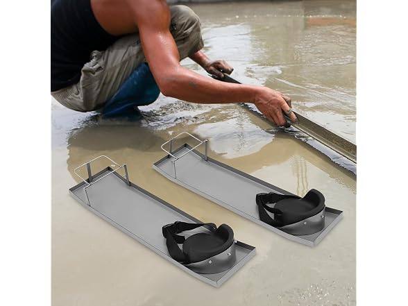 Concrete Knee Boards Stainless Steel, 30'' x 8''