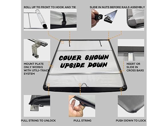 ADI OFF ROAD Soft Roll Up Tonneau Cover