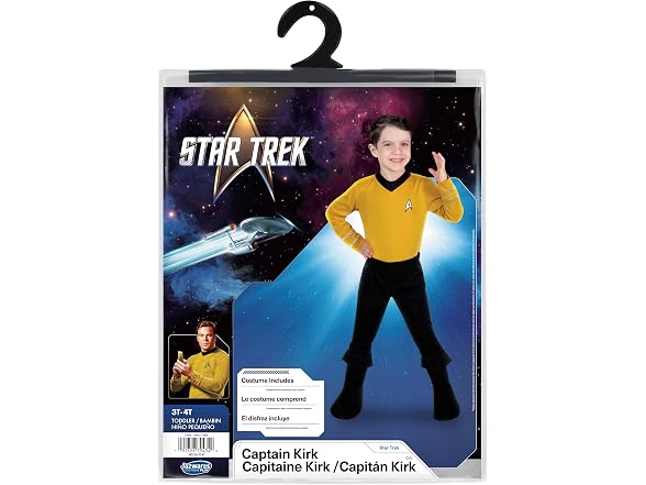Star Trek Captain Kirk Official Deluxe Toddler