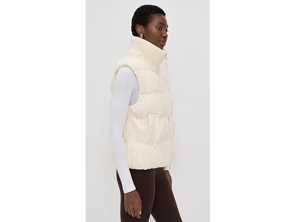 Varley Women's Irina Cable Knit Vest, Eg