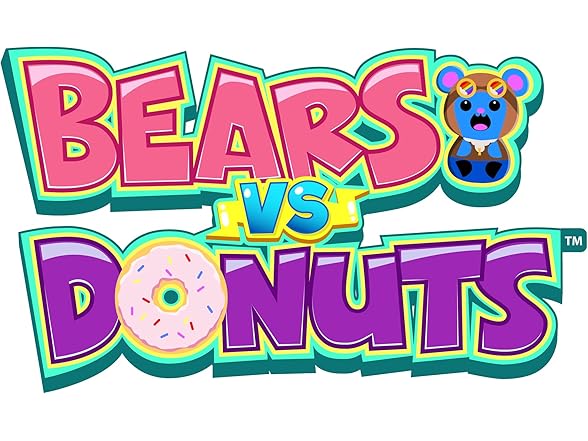 Bears vs Donuts - Fuchsia Asst A 12 Pack
