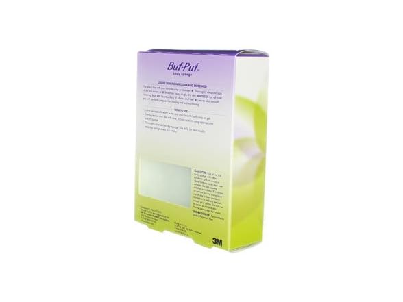 Buf, Puf Double, Sided Body Sponge (Quantity of 5)