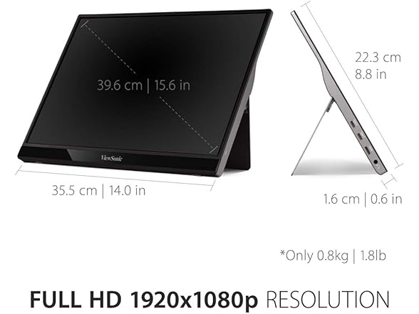 ViewSonic 15.6" FHD Portable Monitor | VG1655