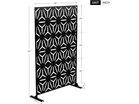 Elevens Star Patio Privacy Screen