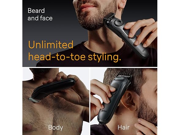 Braun All-in-One Men's Shaving Kit Series 5 5490, 9-in-1
