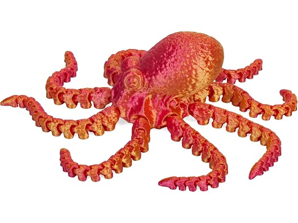 Wild Republic Fidgets Octopus Action Toy - 4"