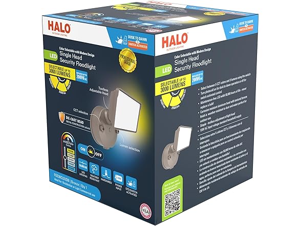 LED Security Floodlight Bronze