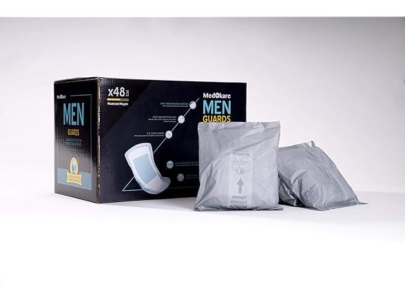 Medokare 48 Pack Mens Incontinence Pads