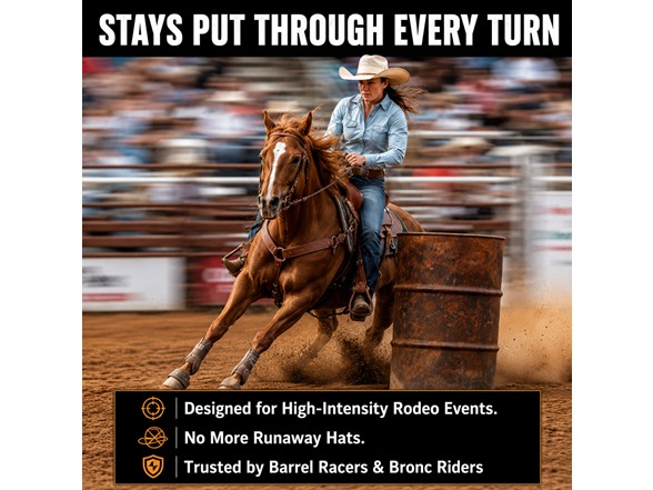 Cowboy Hat Cinch Anti-Slip