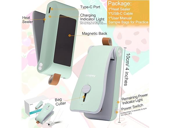 Aedicce Mini Bag Sealer