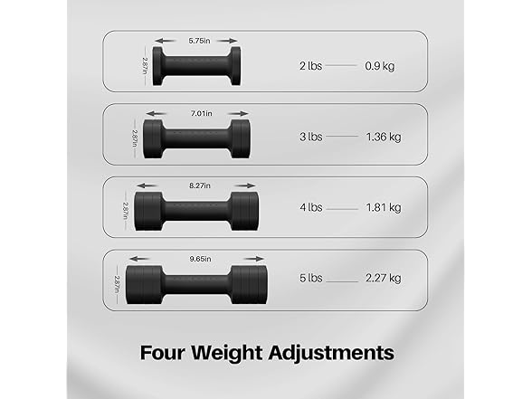 Zempox Adjustable Dumbbell Set