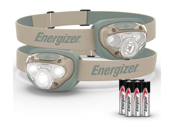 Energizer LED Headlamp PRO 2PK (Green/Tan)