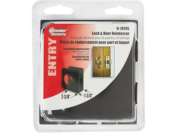 Door Reinforcement Plate Bronze