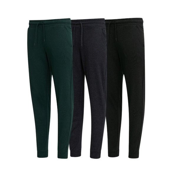 3Pk Womens Fleece-Lined Jogger Pants - Gallery 8