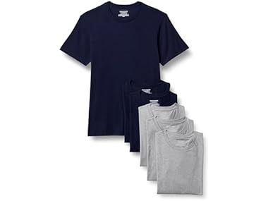 $7.99, Was $23.90, 66% Off! Amazon Essentials Men Tank Undershirts 6 Pk dealfomo