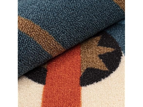 Superior Construction Zone Non-Slip Playroom Indoor Rug