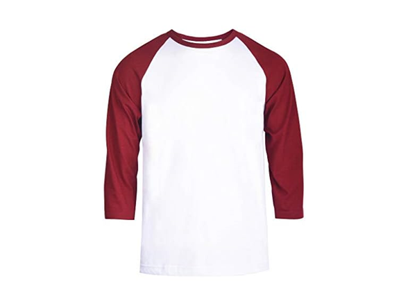 Burgundy/White