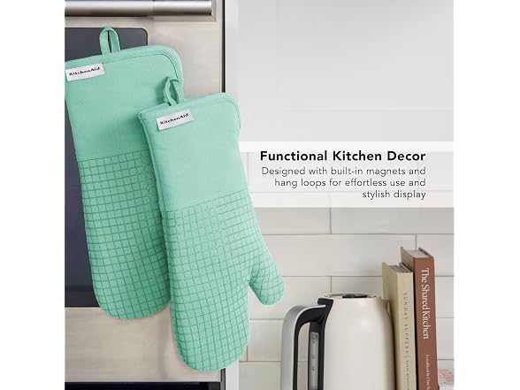 KITCHENAID Gourmet Series Gridlines Oven Mitt