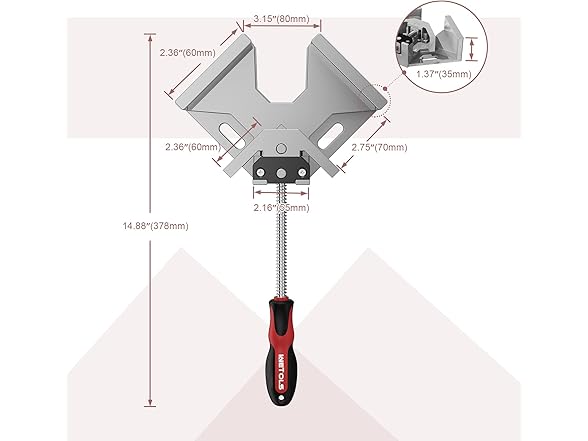 WETOLS Corner Clamp for Woodworking