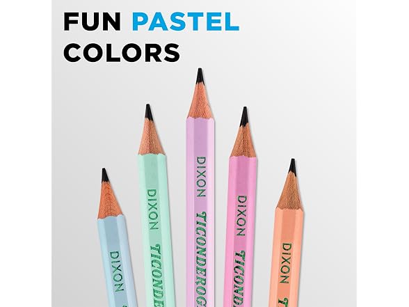 Ticonderoga Ticonderoga Pastel Pencils, 2 Soft,