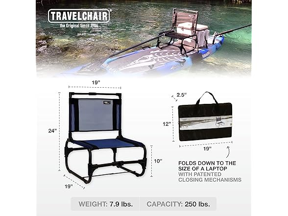 TravelChair Larry Chair, Blue