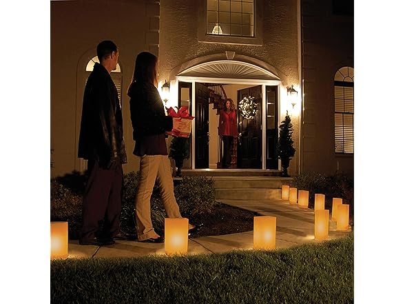 Lumabase 32310 Electric Luminaria Kit, Tan