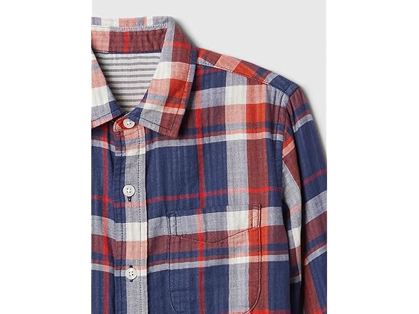 GAP Boys Longsleeve Doubleweave Shirt