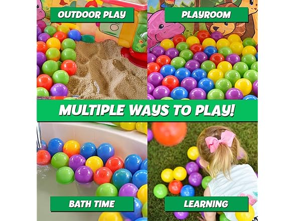 Sunny Days Entertainment 100 Ct Multi Colored Play Balls