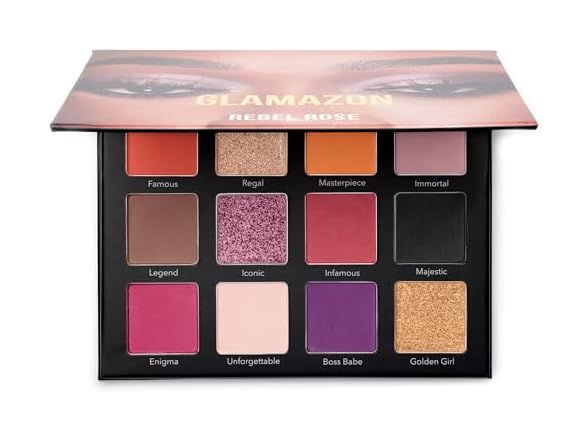 Glamazon Eyeshadow Palette, Rebel Rose