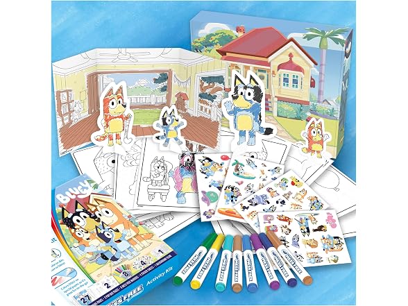 Crayola Color Wonder Bluey Activity Kit