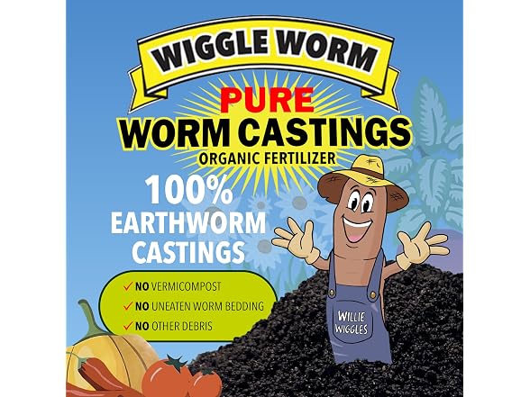 Wiggle Worm 100% Pure Organic Mineral