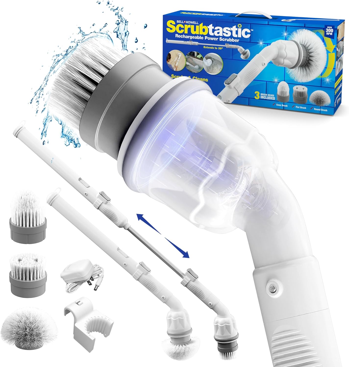 1 or 2-PK Electric Spin Scrubber - Gallery 7