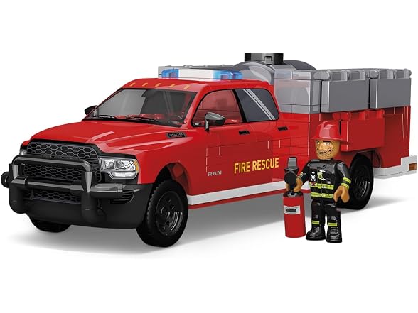 COBI Dodge RAM 3500 Fire Truck Building Set