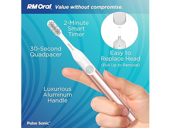 RM Oral RM Oral Pulse Sonic Powered Toothbrush w