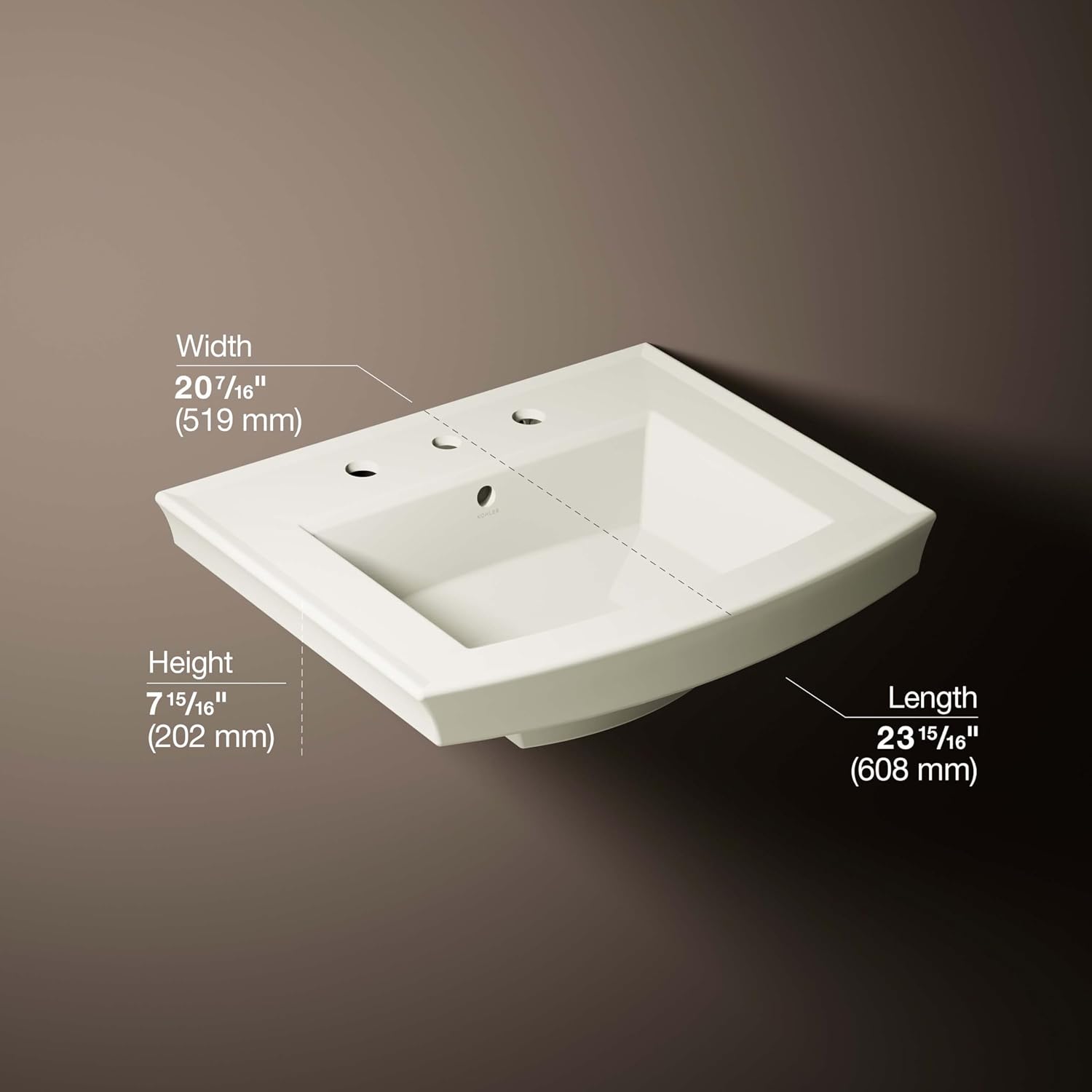 Archer Pedestal Sink Basin - Gallery 16