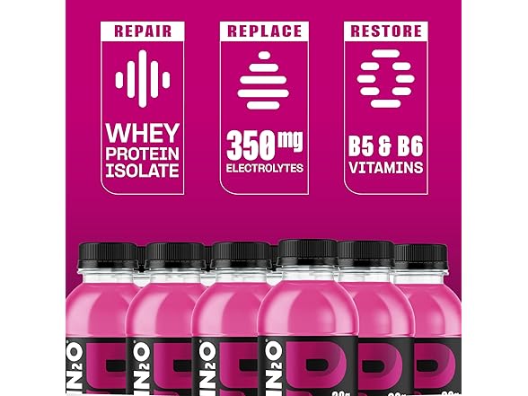 12CT Protein2o Hydration Drink - 2-in-1 Liquid Protein
