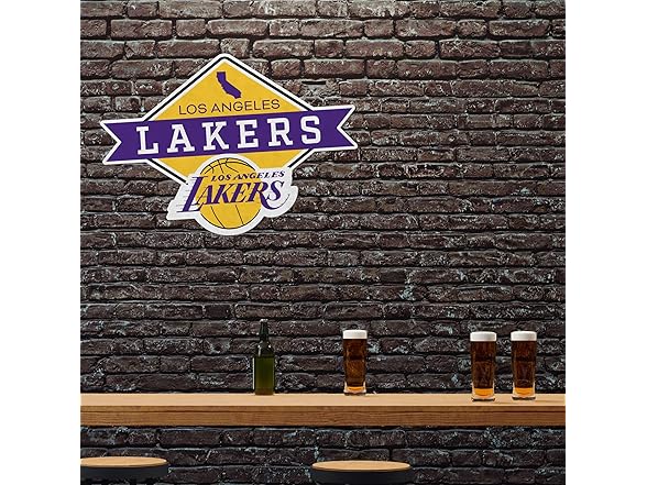 Lakers Diamond Pennant 18x18