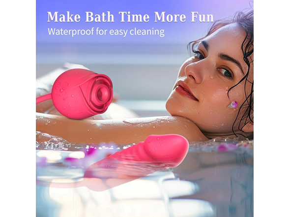 2-in-1 Rose Vibrator