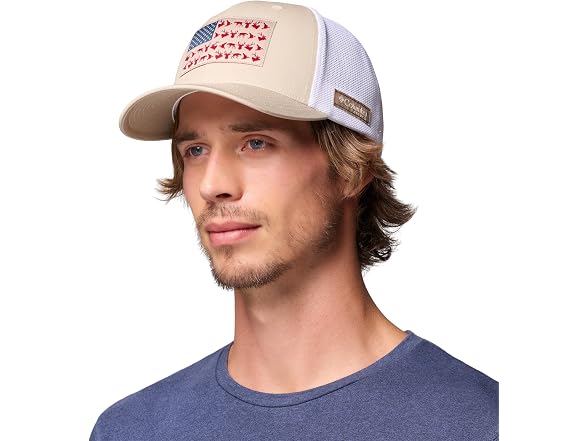Columbia Unisex PHG Game Flag Mesh Ball Cap