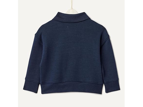 Boys (L & XL) French Terry Polo Sweatshirt