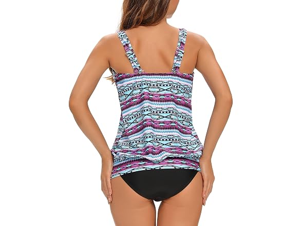 Bikinx Girls (10-12) Blouson Tankini Two Swimsuit