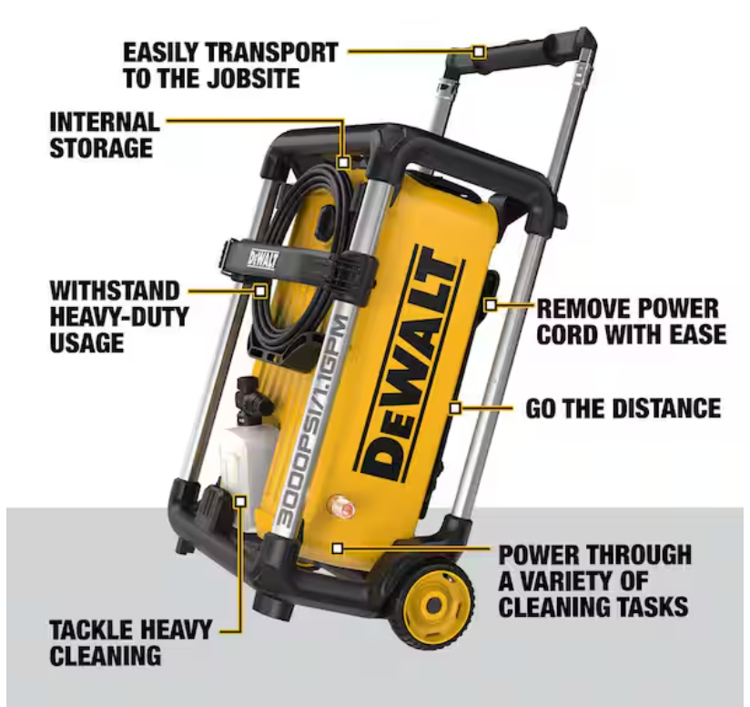 DEWALT DWPW3000 3000 PSI Pressure Washer - Gallery 12