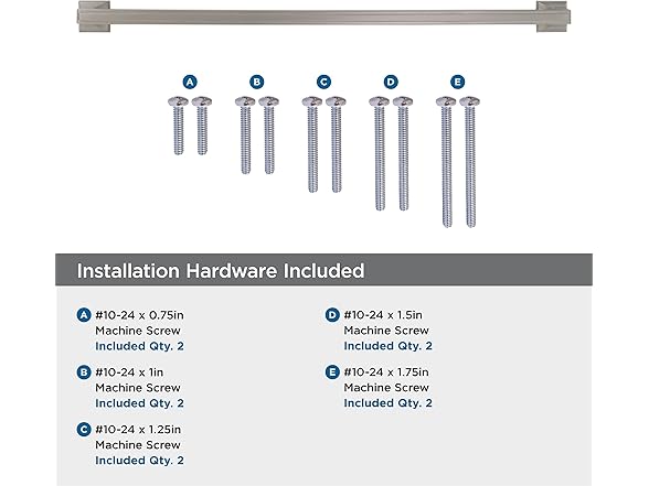 Amerock Mulholland Pull, 18", Nickel