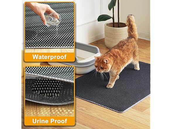 USHARP cat litter mat
